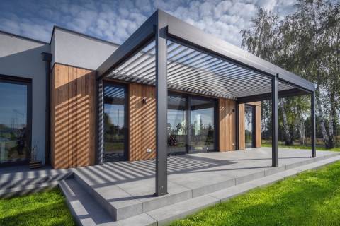 Pergole aluminiowe, lamelowe